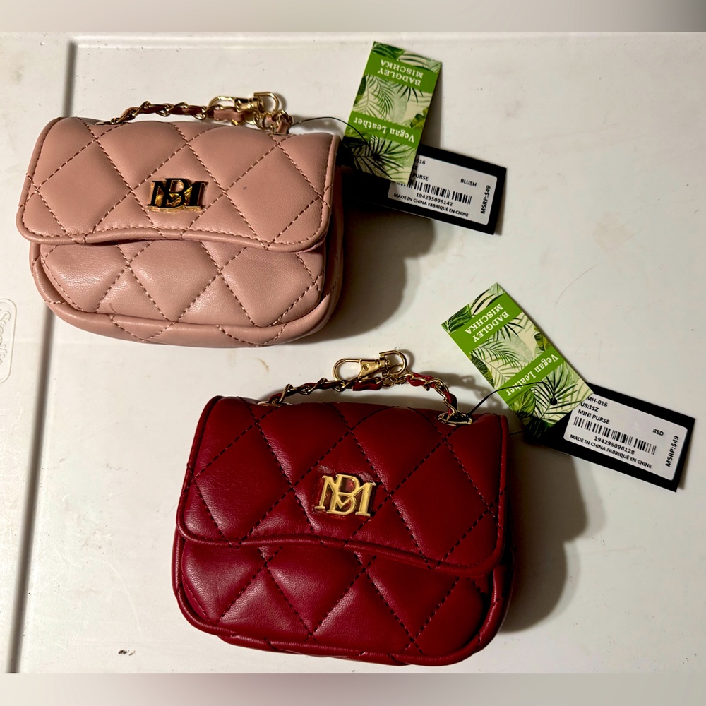 Badgley Mischka, mini purses, new with tags